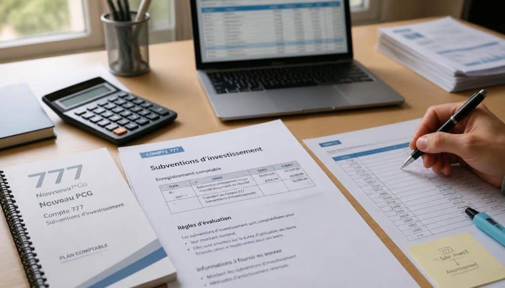 Compte 777 du nouveau PCG et subventions d’investissement