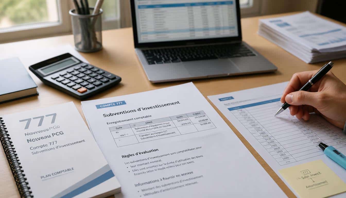 Compte 777 du nouveau PCG et subventions d’investissement